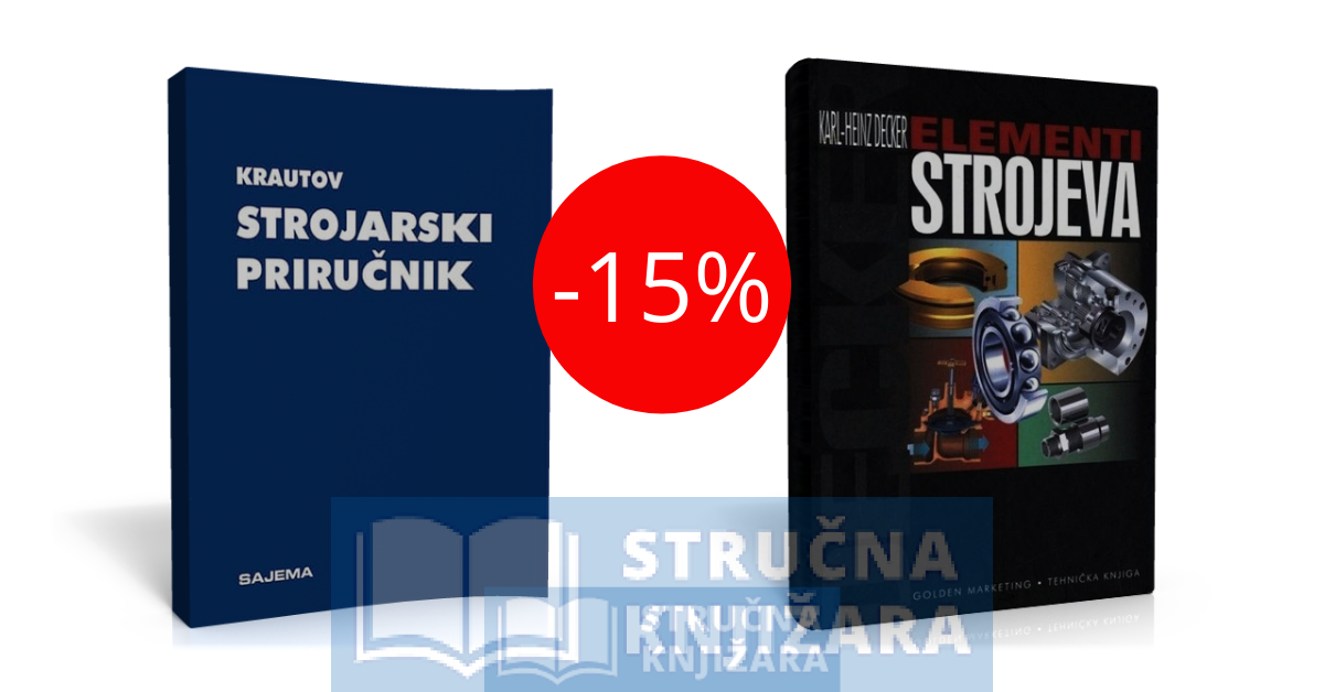 Krautov strojarski priručnik + Elementi strojeva - POPUST - KOMPLET