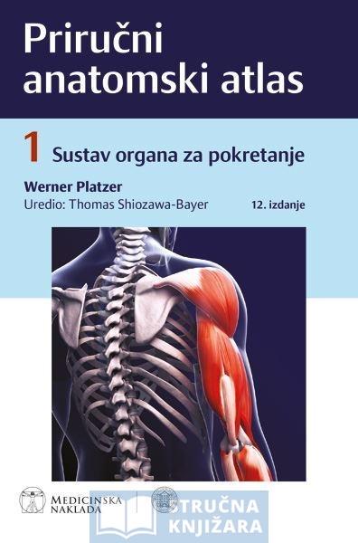 ANATOMSKI ATLAS 1. DIO - PRIRUČNI - 12. izdanje - Sustav organa za pokretanje - Werner Platzer