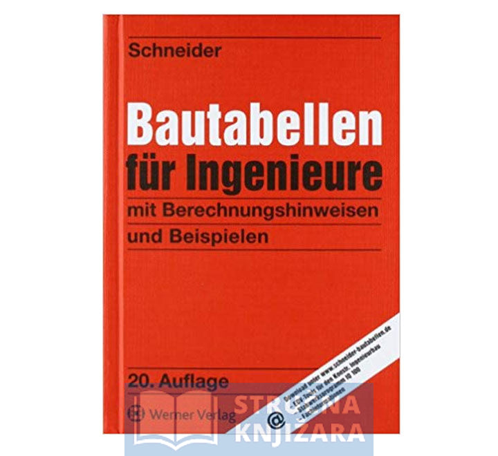 Bautabellen für Ingenieure, 20. Auflage