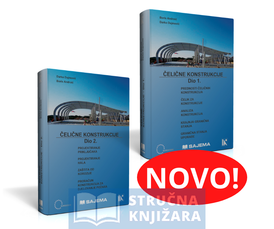 Čelične konstrukcije - Dio 1. i Dio 2. - 20% POPUST za studente - komplet knjiga - Boris Androić i Darko Dujmović