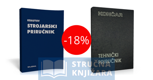 Krautov strojarski priručnik + Končar tehnički priručnik - 18% POPUSTA - KOMPLET