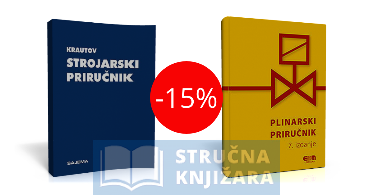 Krautov strojarski priručnik + Plinarski priručnik - 15% POPUST - KOMPLET