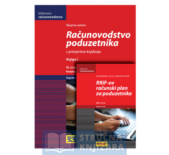 Računovodstvo poduzetnika, 11. naklada 2018. + RRiF-ov računski plan, 24. naklada 2020.