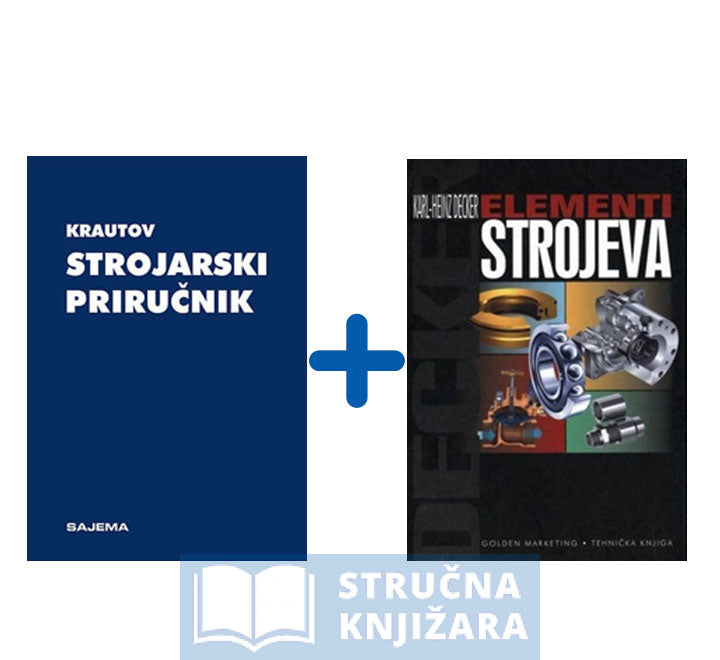 Krautov strojarski priručnik + Elementi strojeva - POPUST - KOMPLET