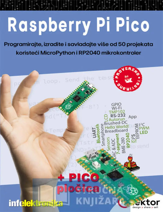 Raspberry Pi Pico Programirajte Izradite I Naučite Više Od 50 Projekata Koristeći Micropython